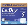 LivDry Adult Incontinence Underwear, Extra Absorbency Adult Diapers, Leak Protection,