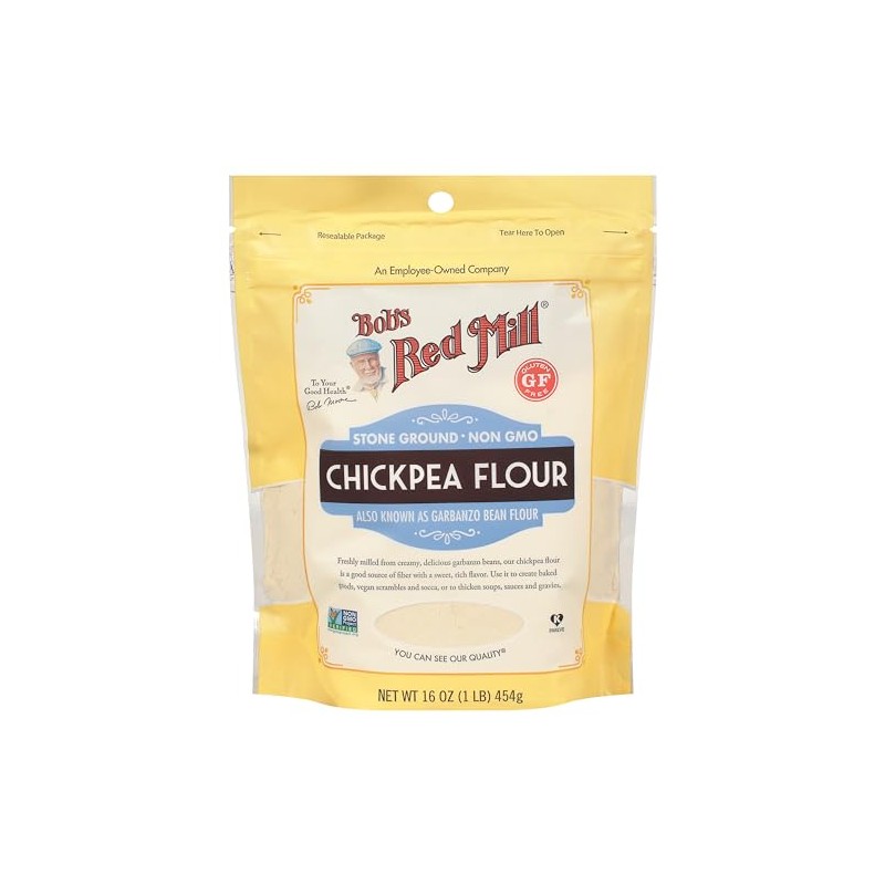Bob's Red Mill Chickpea Flour, 16oz (Pack of 1) -