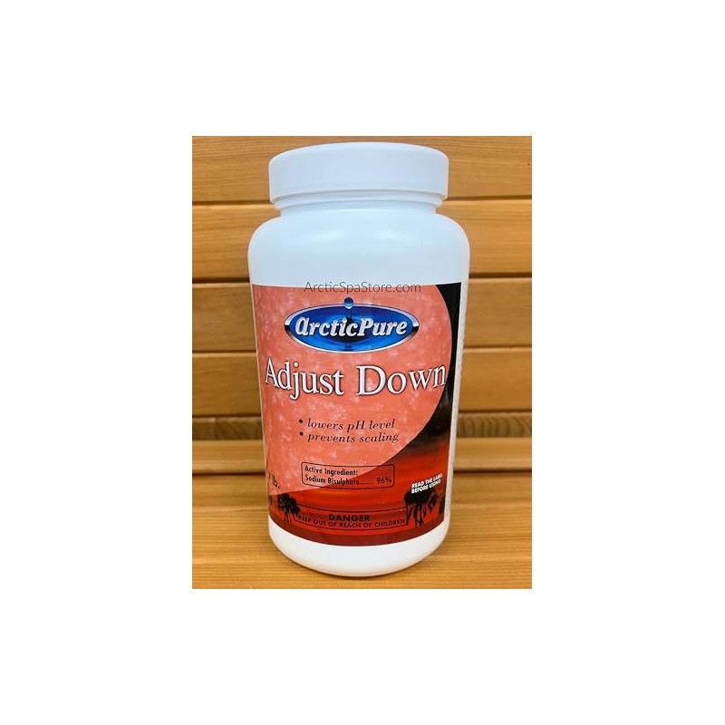 Arctic Pure Adjust Down 7 lbs, Arctic Spas Lowers pH