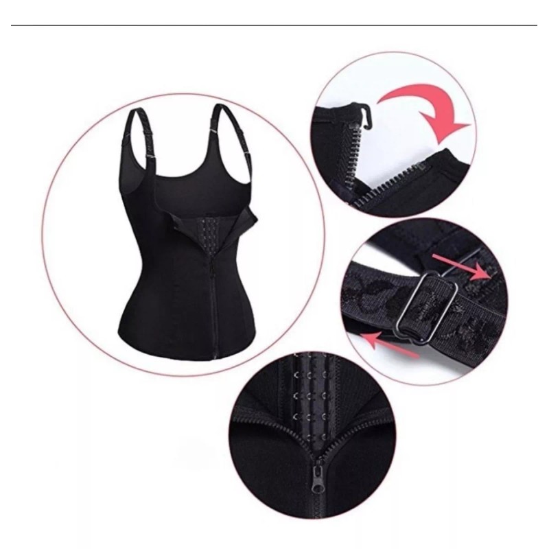 Yuqing Faja Con Broches Y Cierre Doble Compresión Máximo Ajuste