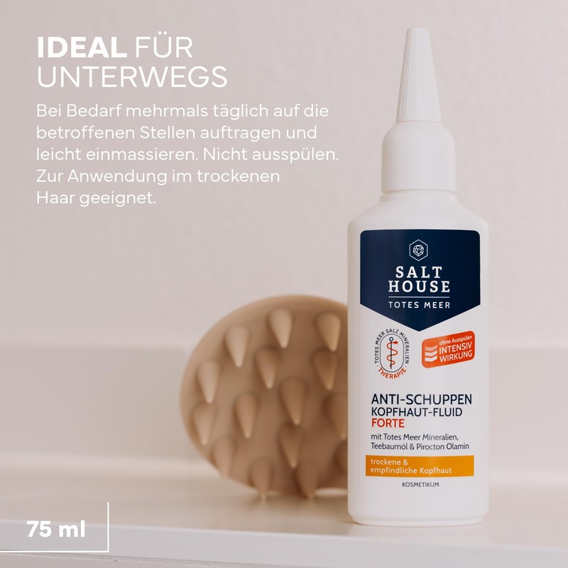 Salthouse Dead Sea Therapy Anti-Dandruff Scalp Fluid Forte, Leave-On Care