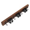 2pcs Mop Broom Holder 3 Positions 4 Hooks Wall Mount