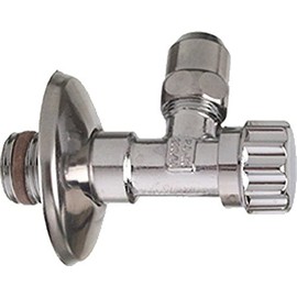 CORNAT T317003 Angle Valve self-Seal. chr 202, Multicoloured, 3/8 Zoll