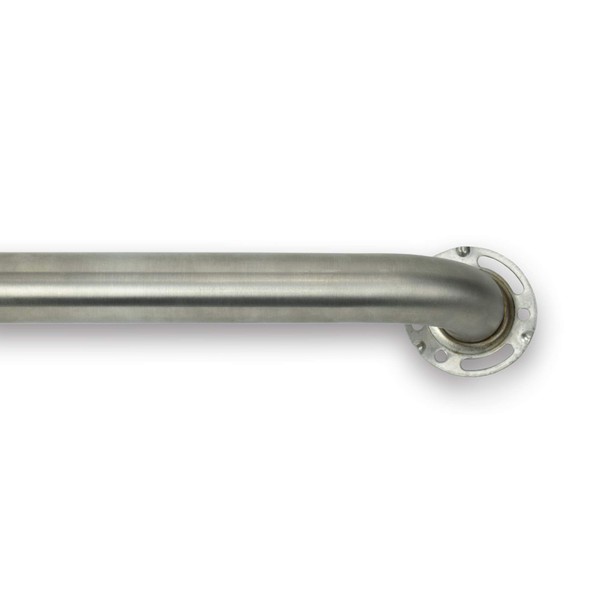 Plumb Pak PP19332 Stainless Steel Grab Bar 1.5 Dia. x 18-Inch Regular Grip-Exposed Screws, 1-1/2 inch x 18 inch
