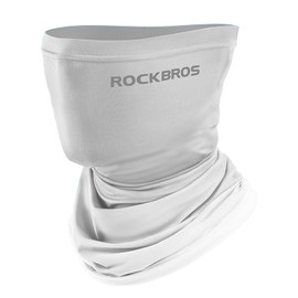 ROCKBROS Face Mask, Summer, UV Protection, Cooling Sensation, Neck Cover, Sun Protection, UPF 50+, Does Not Suffer from Breathing, Sweat Absorbent, Quick Drying, Neck Warmer, Thin, Lightweight