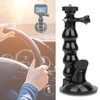 Motion Camera Goose Neck Suction Cup Adapter Expansion Bracket for