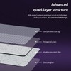 [araree] Galaxy Z Fold6 Compatible Glass Film (2 Pieces), 9H