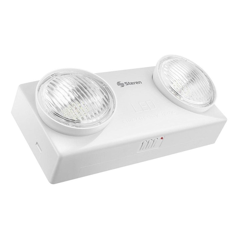 Steren Lampara LED de emergencia con luces direccionables 28 LED