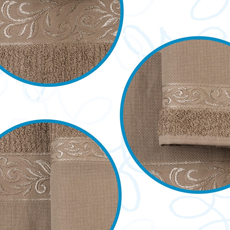 Filet Hand Towel Set with Guest Towel | 100% Cotton