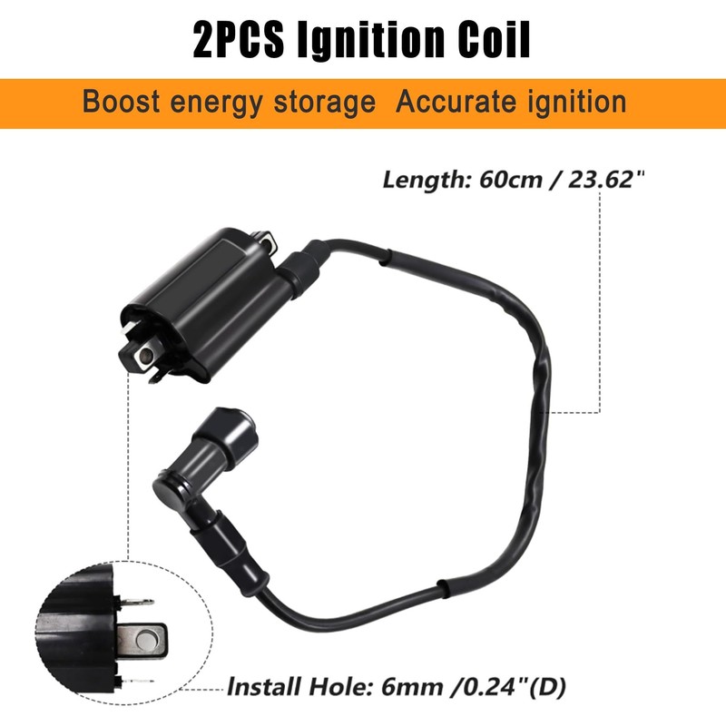 2 PCS AM120732 Ignition Coil Compatible with FD440V FD501D FD501V