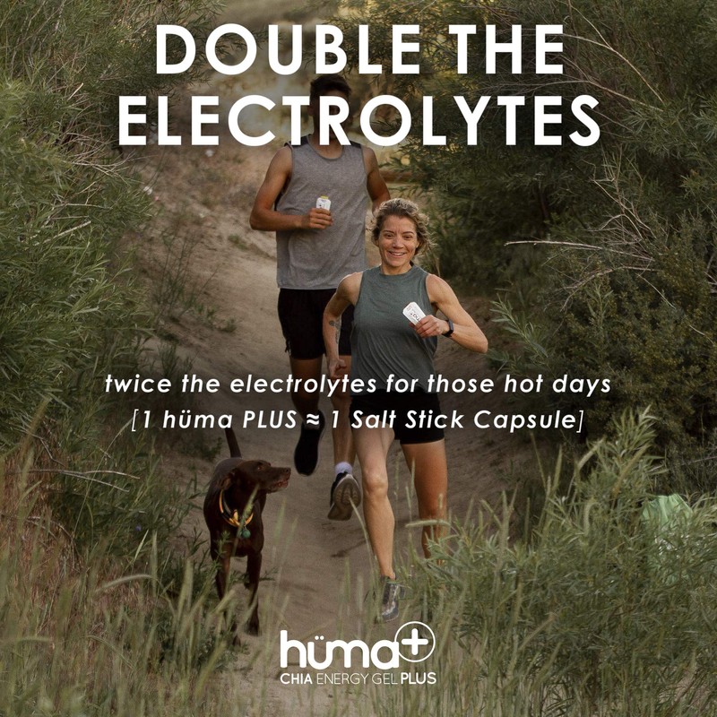 Huma Plus (Double Electrolytes) Chia Energy Gel, Variety Pack -