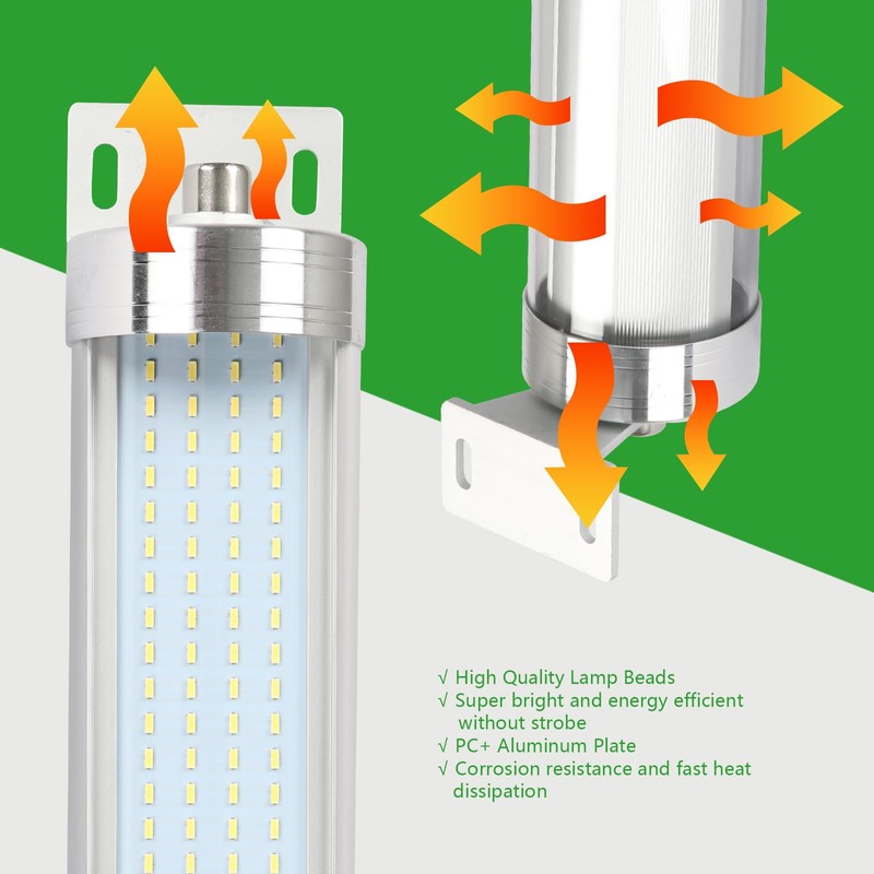 Xapolu 27in LED Machine Work Tube Light with 360° Adjustable