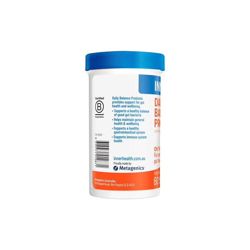 Inner Health Daily Balance Probiotic 60 Capsules