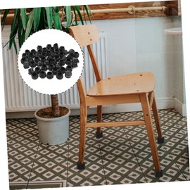 Mipcase 100Pcs Chair Leg Inserts Durable Plastic End Caps for Round Tubes Floor Protectors for Furniture for Chairs Ladders and Shelves Easy Installation Indoor Outdoor Use