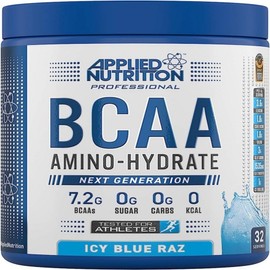 450G 32 Servings Icy Blue Laz Applied Nutrition BCAA Amino Hydrate Intra-Workout Supplement Applied Nutrition BCAA, 1 pack / 450G 32서빙 아이시 블루 라즈 어플라이드 뉴트리션 BCAA 아미노 하이드레이트 운동중 보충 Applied Nutrition BCAA, 1개