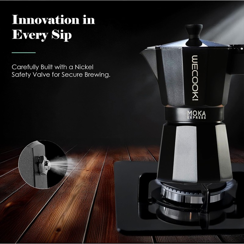 WECOOK! Cafetera Bella 1 cups