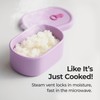 Premium Korean-Made Silicone Airtight Food Container with Steam Vent –