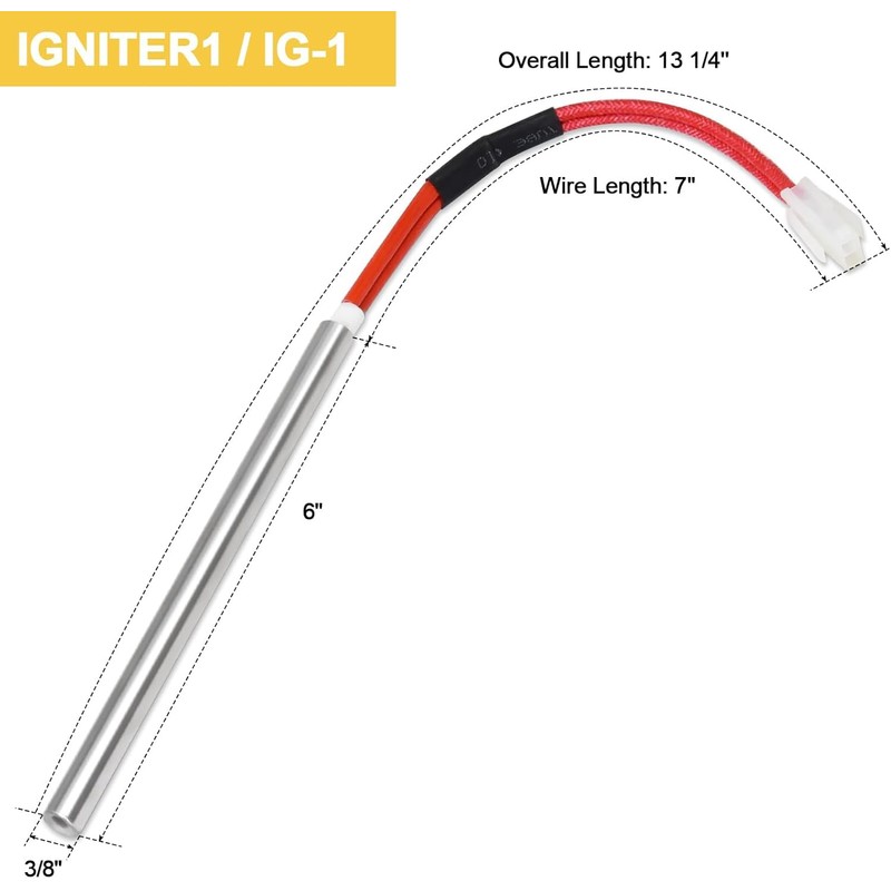 Pellet Stove Igniter for Comfortbilt HP22, HP50, HP22N, HP22I, HP21,