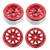 4pcs 1.9" 10 Hole Fashion Alloy Beadlock Wheel Hubs for