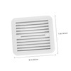 KOMBIUDA 1 Set Rv Vent Cover Louvered Air Outlet Grille