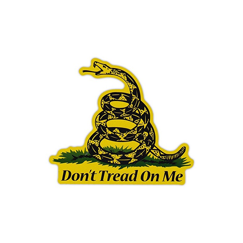 Magnetic Bumper Sticker - Don't Tread On Me - Gadsden