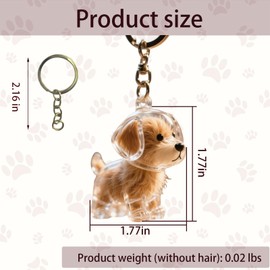 Dog Hair Collector Keychain Charm Memorial Storage Box, Dog Shape Pet Hair Memorial Bottle, DIY Pet Furs Collection Capsules, Pet Hair Ashes Keepsake (Shiba Inu)