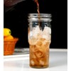 ASANMEYO 2 Pcs 24 oz Glass Cups With Bamboo Lids