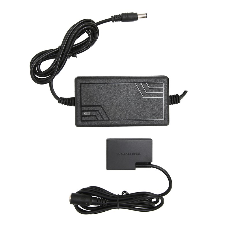 DRE18 DC Coupler Dummy Battery with Power Adapter for EOS
