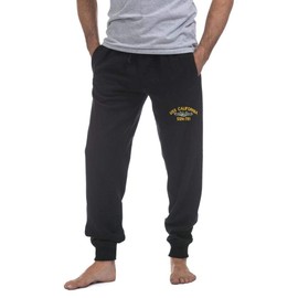 MILITARY Men's Jogger Fleece Long Pants USS California SSN-781 Ship XX-Large Black