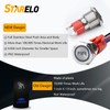 STARELO 10Amp Latching Push Button Switch, Rear Lights, 12V 24VDC