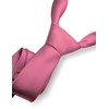 RBOCOTT Silk Pink Tie Business Wedding Formal Necktie for Men