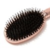 Francfranc French Shiv Dual Oval Hairbrush Shiny Pink Gold