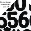 YIKTUNQ 480 Pieces Letter Stickers, 1 in Waterproof Letter Number
