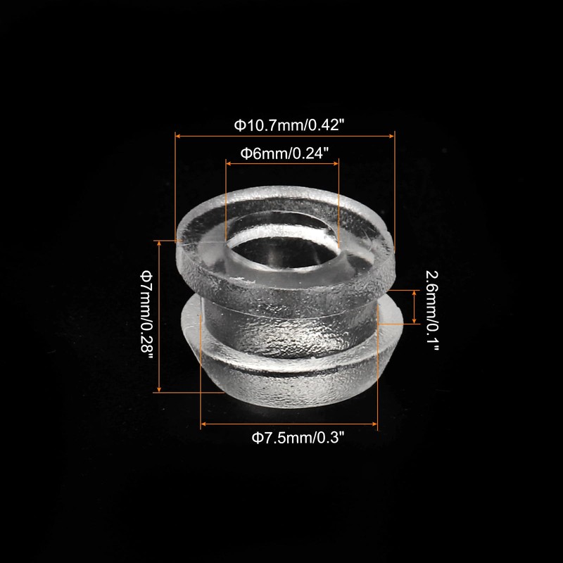 sourcing map 50 PCS Inner Dia 6mm Mount Dia 7.5mm