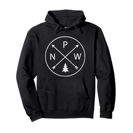 Simple Pacific Northwest Accessory Arrows Pine Tree PNW Pullover Hoodie