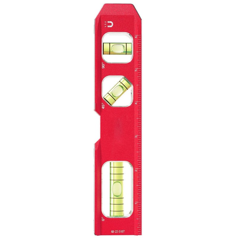 Fits Milwaukee 48-22-5107 Durable Aluminum Standard Compact Billet Torpedo Level