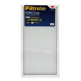 Filtrete 12x20x1 AC Furnace Air Filter, MERV 13, MPR 1900, Premium Allergen, Bacteria & Virus Filter, 3-Month Pleated 1-Inch Electrostatic Air Cleaning Filter, 2-Pack (Actual Size 11.81x19.81x0.78 in)
