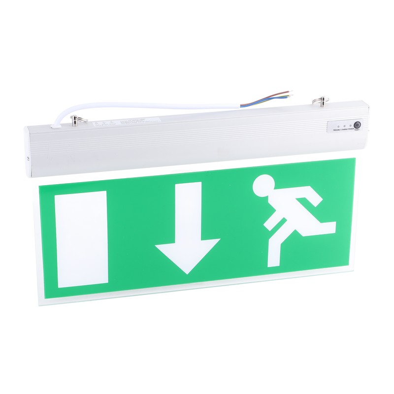 Acrylic LED Emergency Exit Lighting Sign Safety Evacuation Indicator Light