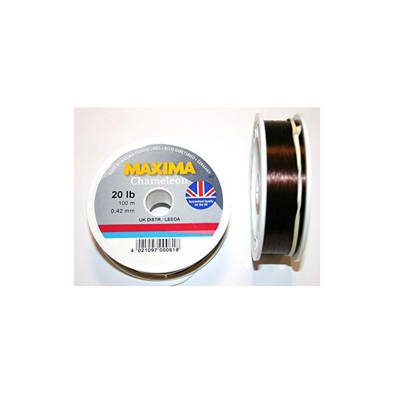 Maxima 6PK 100m Chameleon 20lb Line 6 Pack, Brown