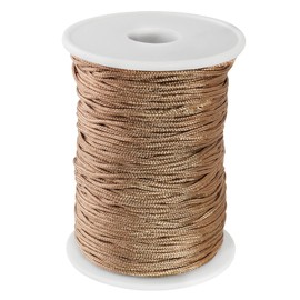 ZZLZX Cuerda de elevación de nailon trenzada, color marrón, cuerda de elevación de 2 mm, cuerda trenzada para reparación de persianas venecianas y proyectos de manualidades