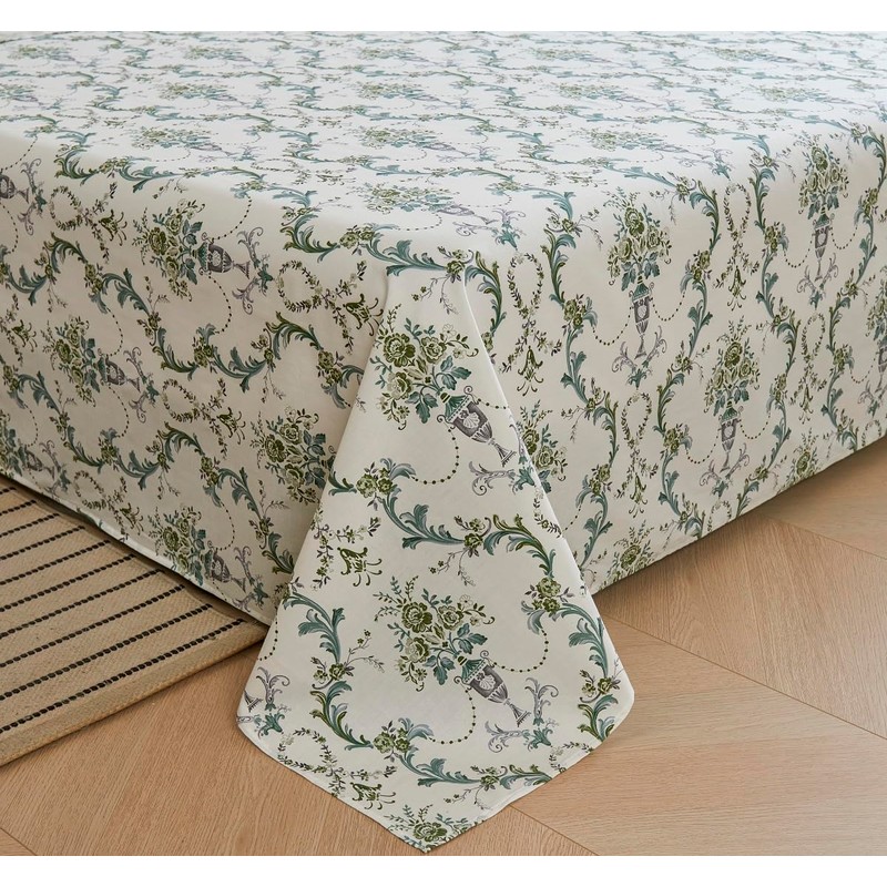 Flat Sheet Double 220x250cm 100% Cotton Fitted Sheet Bed Sheet