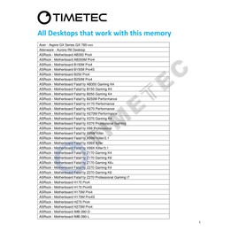 Timetec 16GB DDR4 2400MHz PC4-19200 Non-ECC Unbuffered 1.2V CL17 2Rx8 Dual Rank 288 Pin UDIMM Memoria RAM Módulo para Actualizacion para PC Computadora de Escritorio (16GB)