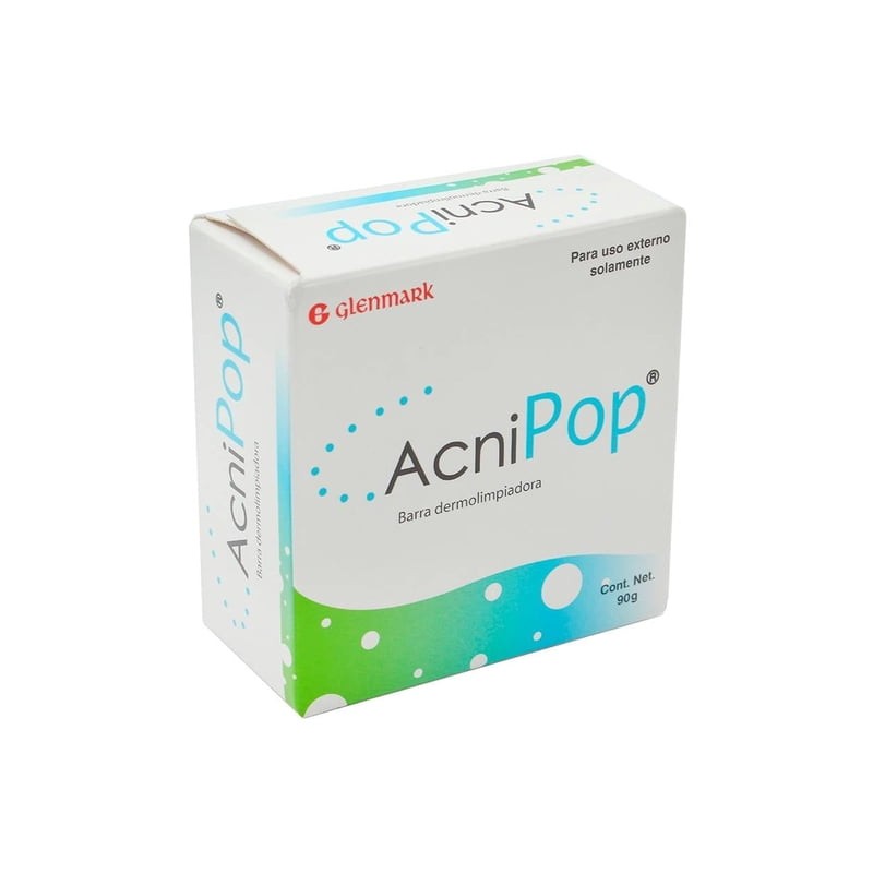 Barra dermolimpiadora Acnipop uso externo 90 g