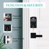 Keyless Entry Door Lock with 2 Handles, Electronic Keypad Deadbolt