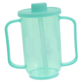 iplusmile Nursing Liquid Food Cup with Inclined Mouth Non-Spill Drinking Cup for Disabled Patients and Elderly Practical Choking-Proof Hydration Aid for Dysphagia and Bedridden Care