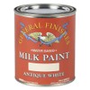 General Finishes Water Based Milk Paint, 1 Quart, Antique White