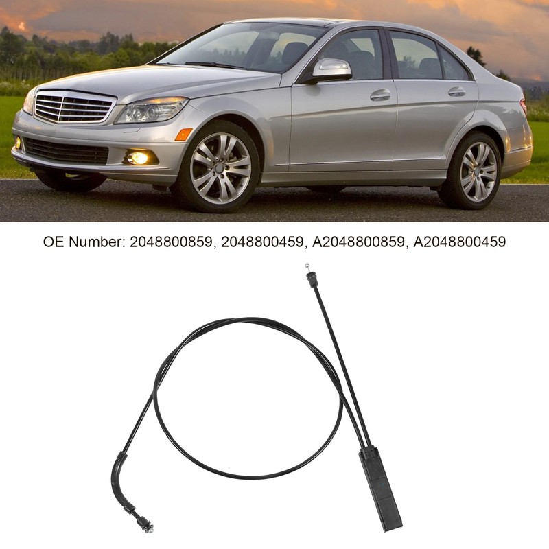 Engine Hood Release Cable 2048800859 Hood Latch Lock Bonnet Release