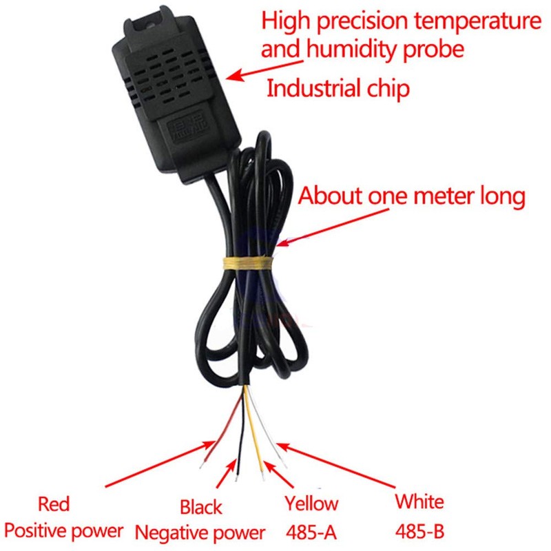 Hailege RS485 SHT20 Temperature Humidity Sensor Module High Precision Temperature
