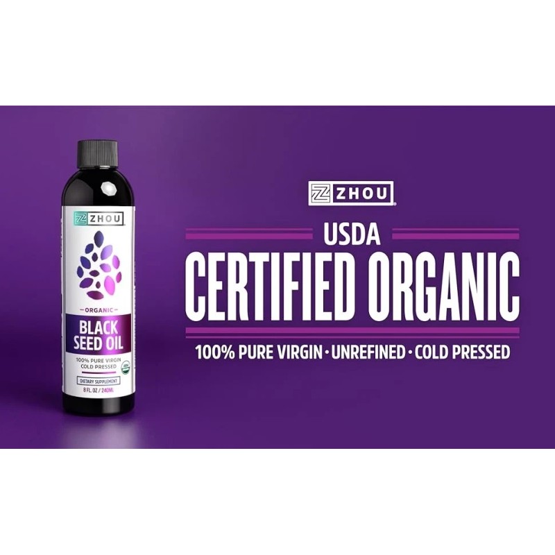 LUMlNlZE Zhou Organic Black Seed Oil - Black Cumin Seed