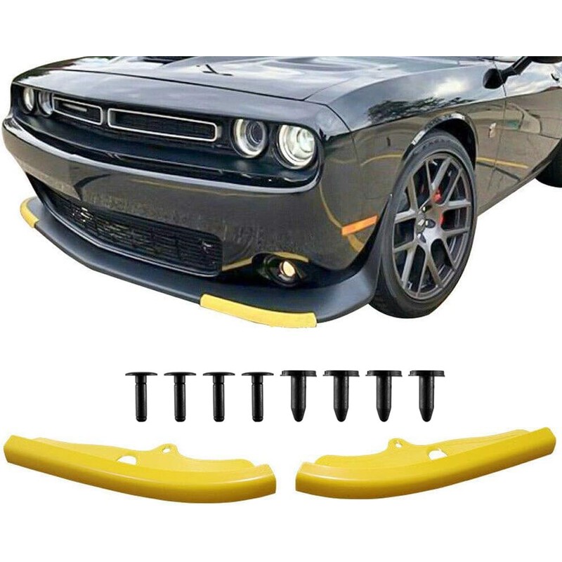 sportuli Front Bumper Lip Splitter Protector Replacement for 2015-2020 Dodge